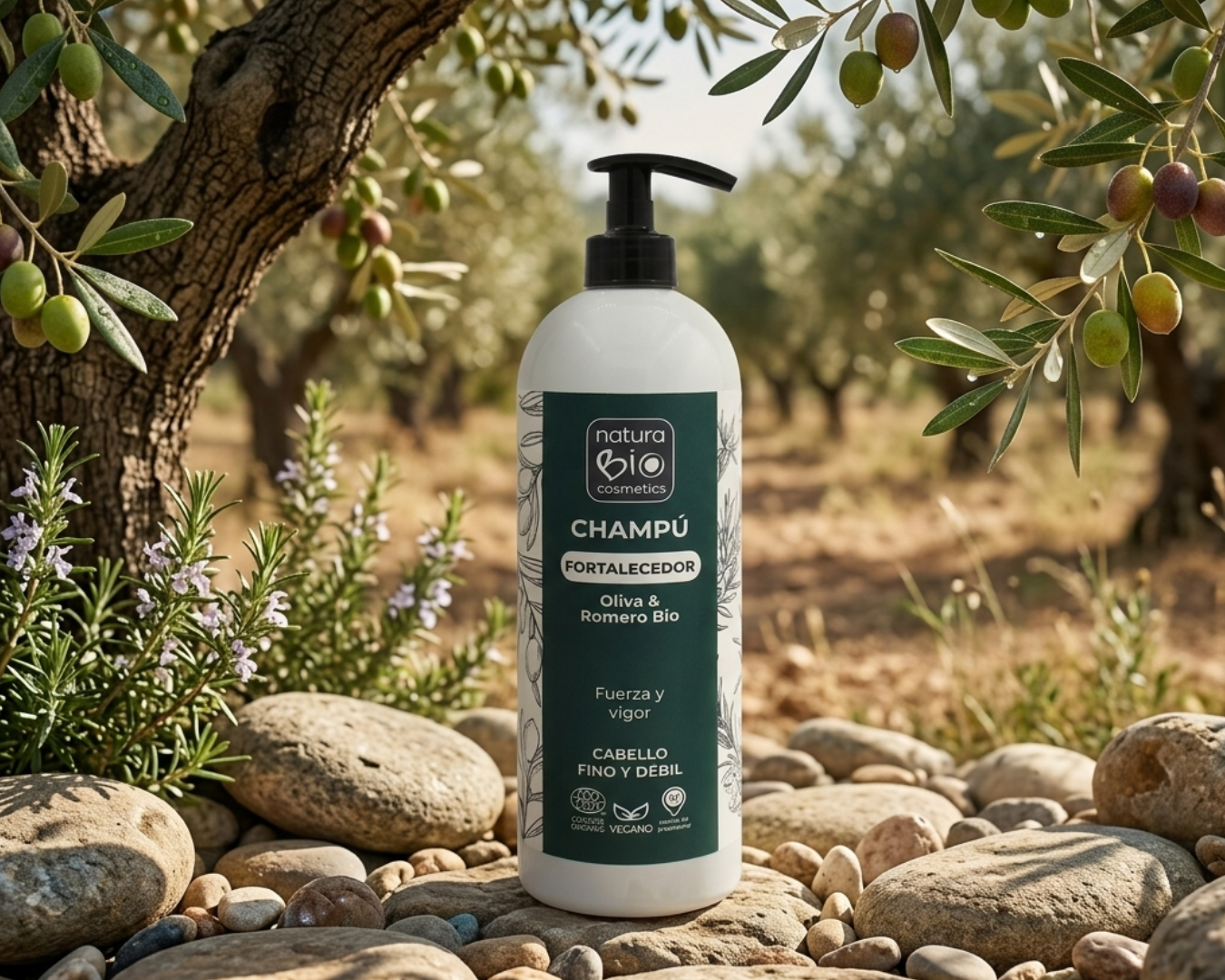 Champu y acondicionador vitalidad de NaturaBIO Cosmetics